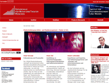 Tablet Screenshot of kulturmanagement-muenchen.de